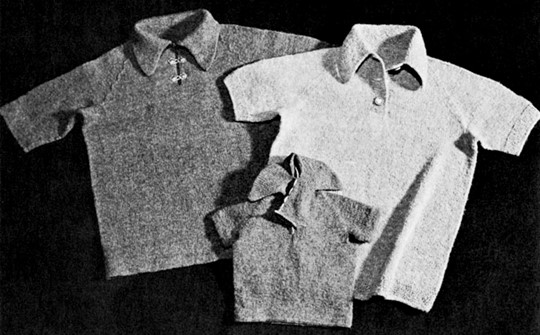 pointed collars on sweaters black and white image