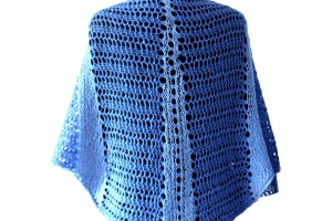 image of up close knitted wool shawl texture