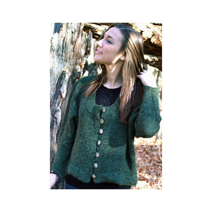 Knitting Pattern, Elizabeth Zimmermann's Green Sweater - SPP13