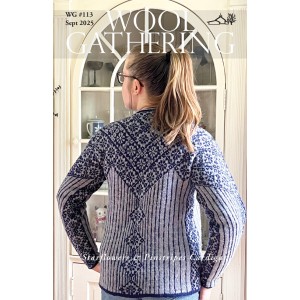 WG 113 Starflowers & Pinstripes Cardigan