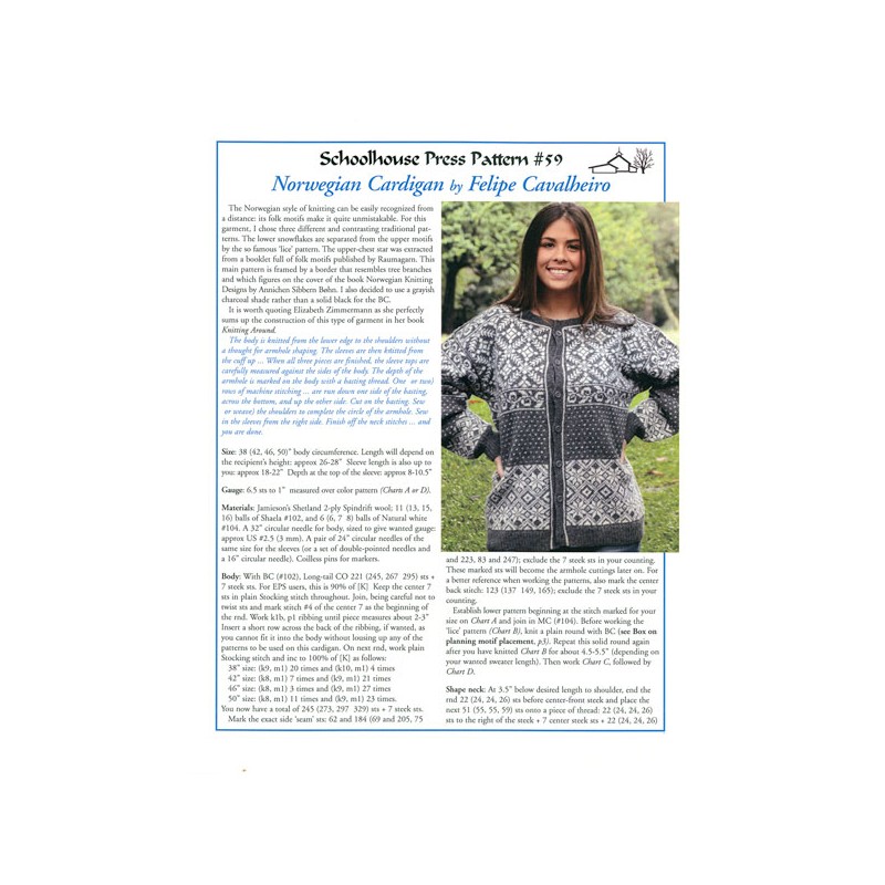 Norwegian cardigan hot sale knitting pattern