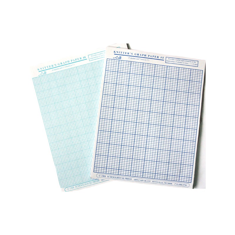 Knitting Tools, Knitter's Graph Paper Schoolhouse Press