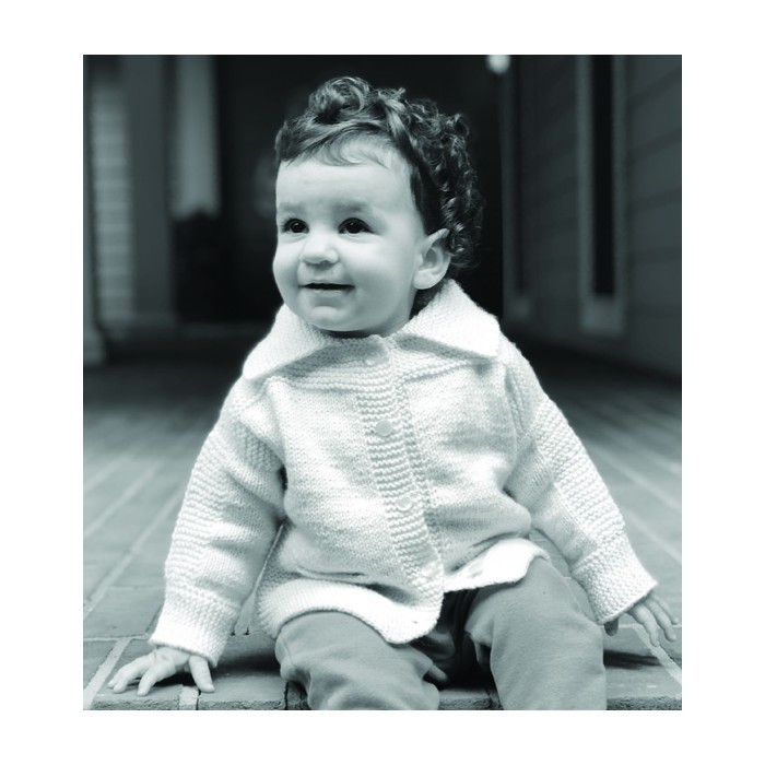 White online infant sweater