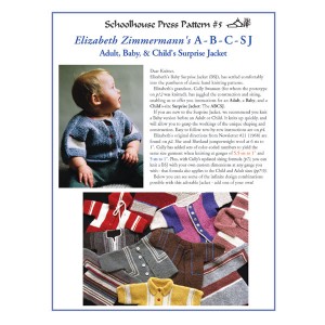 Preview of knitting instructions for Elizabeth Zimmermann's Adult, Baby, & Child's Surprise Jacket