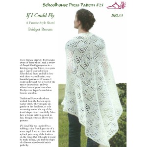 Preview of knitting instructions for the If I Could Fly Faroese-Style Shawl by Bridget Rorem