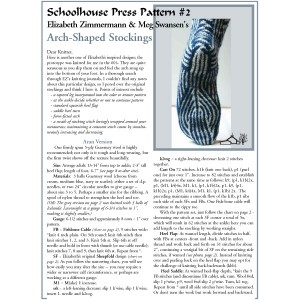 Preview of Arch-Shaped Stocking - SPP2 knitting instructions