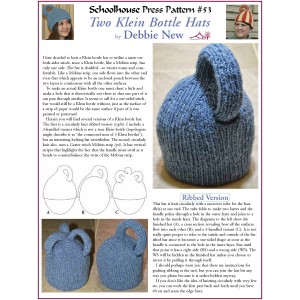 Preview of knitting instructions for the Two Klein Bottle Hats by Debbie New