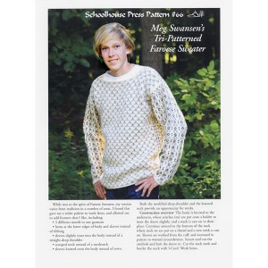 Preview of knitting instructions for the Tri-Patterned Faroese Sweater by Meg Swansen