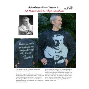Preview of knitting instructions for the EZ Picture Knit sweater by Felipe Cavalheiro