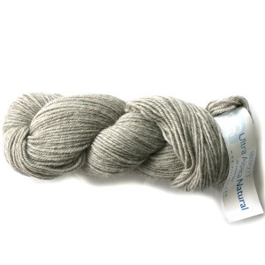 full skein of Ultra Alpaca in Rye with tag that says Berroco Ultra Alpaca Natural