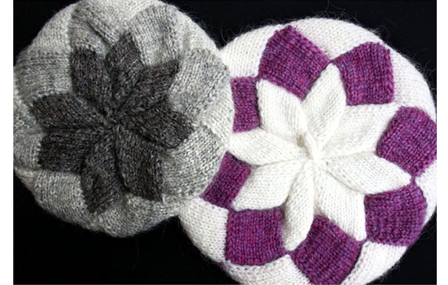 entrelac hats