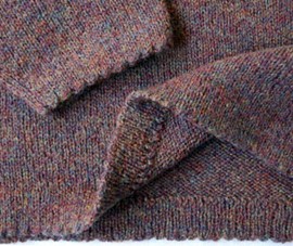 hem without alternate color on heather sweater